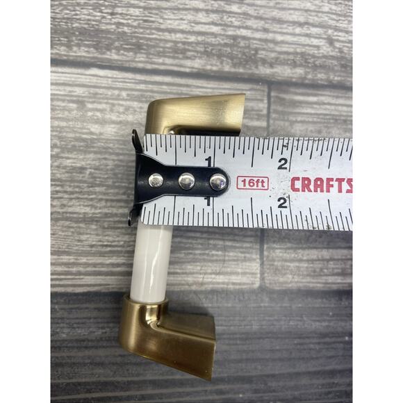 3" Modern Ceramic Pull Champagne Bronze and Ivory 31/5 Lot Of 3 {77} - Picture 4 of 9